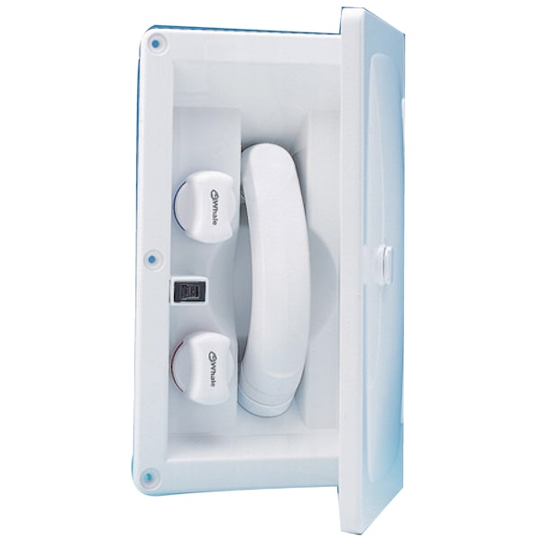 Whale Water Systems White "Swim 'N' Rinse" Transom Shower w/ Hot/Cold Mixer RT2648 - main